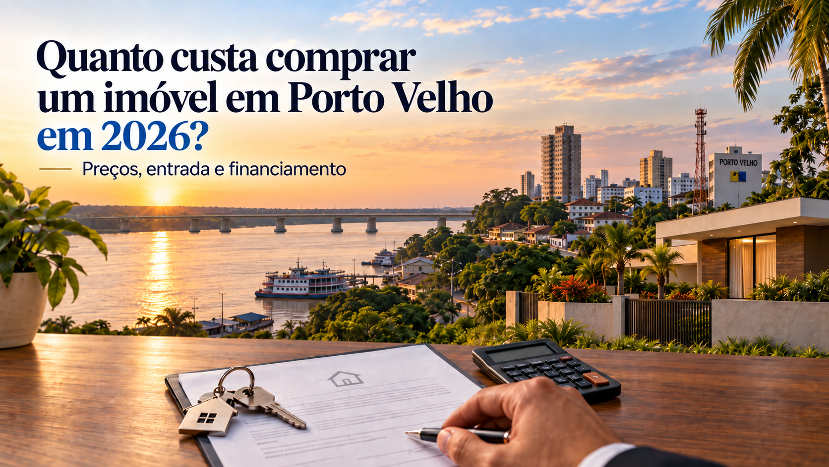 Quanto custa comprar um imóvel em Porto Velho em 2026? Veja preços, entrada e financiamento